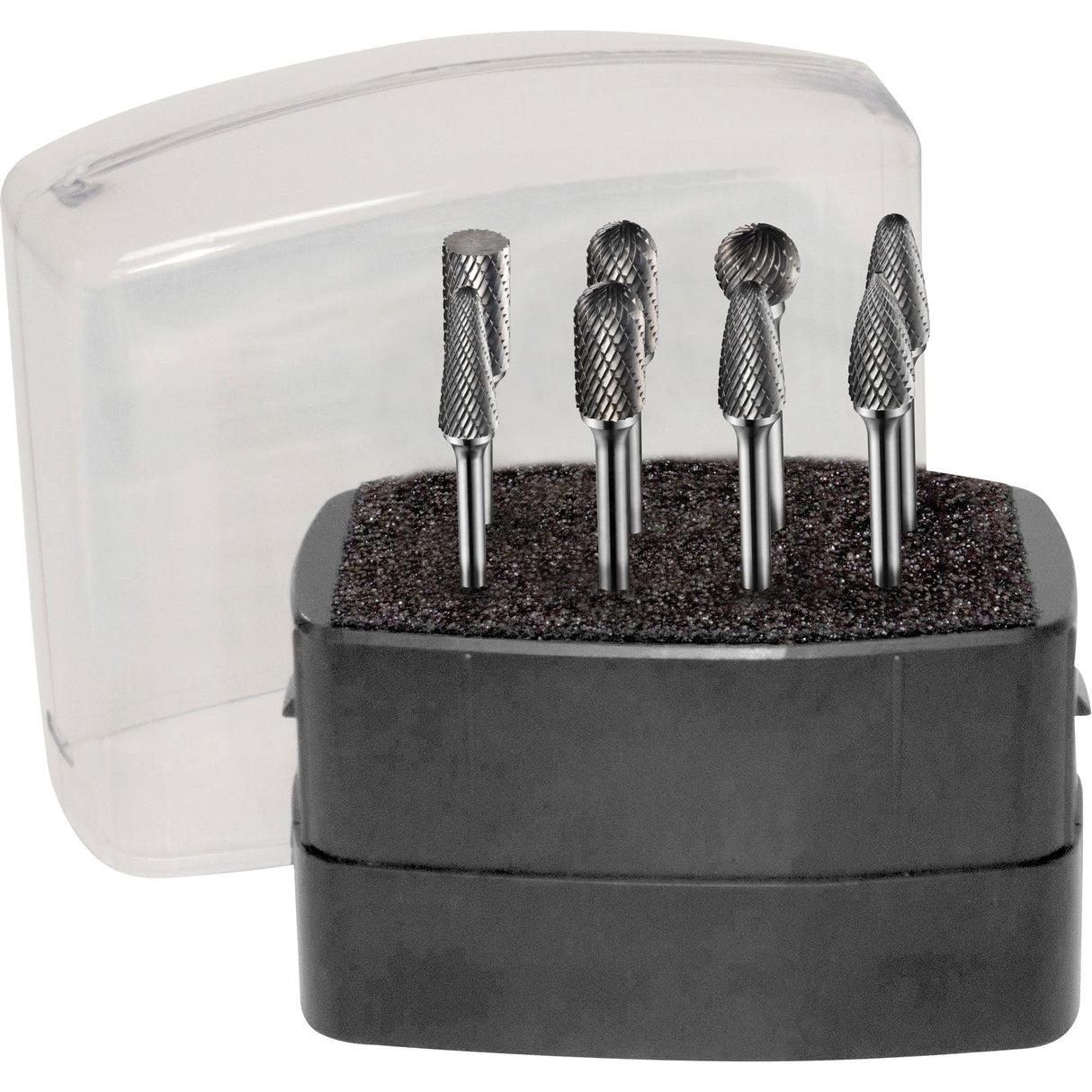 Double Cut Rotary Burr Set, 8 Pieces