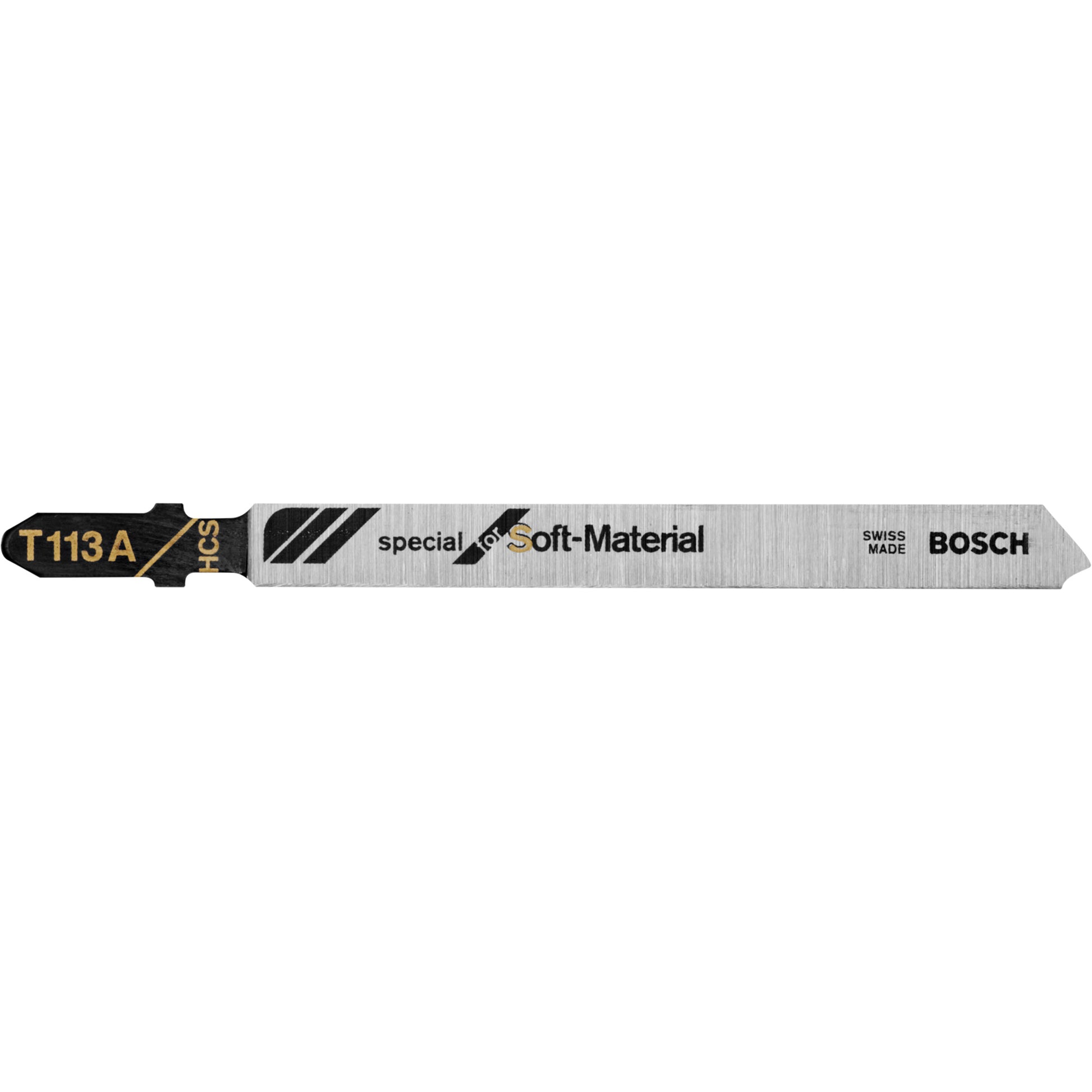 Knife-Edge Jigsaw Blades, High-Carbon Steel, T-Shank, 4" L