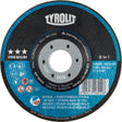 Rondeller Depressed Centre Grinding Wheel, 4-1/2", 36 Grit, 7/8", 13300 RPM, Type 29