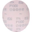 Hookit™ 375L Film Disc, 6" Dia., P1000 Grit, Aluminum Oxide