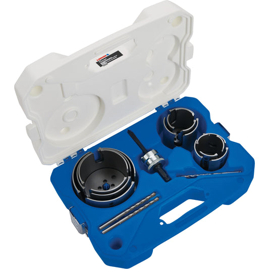 Multi-Materials Hole Saw Set, 11 Pieces