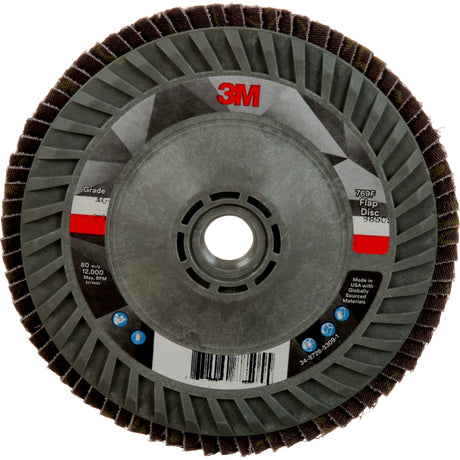 769F Quick Change Flap Disc, 5" x 5/8"-11, Type 27, 40+ Grit, Ceramic