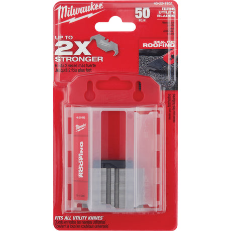 Hook Utility Knife Blades with Dispenser, Single Style