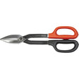 Tinner Snips, 2-3/4" Cut Length, Straight Cut