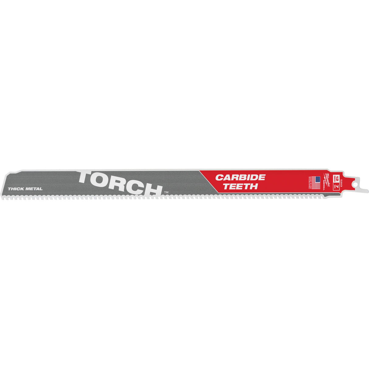 The Torch™ Sawzall® Blade, Carbide, 7 TPI, 12" L x 1" W
