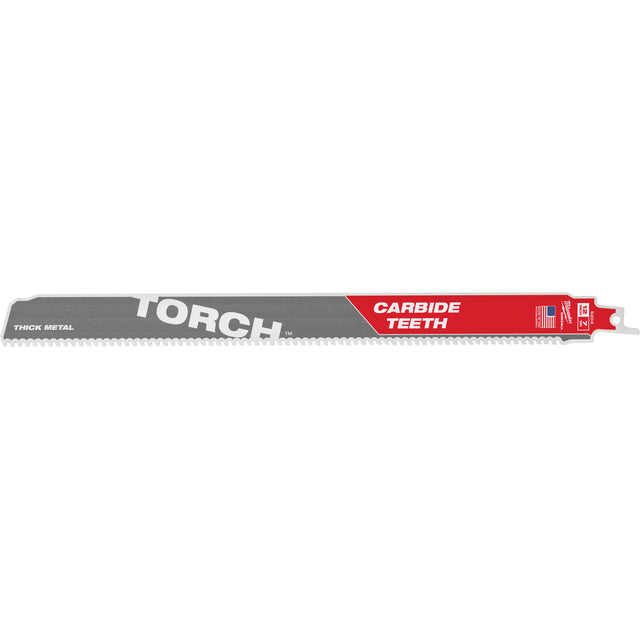 The Torch™ Sawzall® Blade, Carbide, 7 TPI, 12" L x 1" W