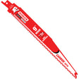 Demo Demon Reciprocating Saw Blade for Nail Embedded Wood Cutting, Carbide, 5-7 TPI, 9" L x 1" W