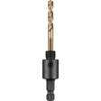 Hole Dozer™ Hole Saw Small Arbor with Cobalt Pilot Bit, 0" - 1-3/16", 1/4" Shank