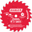Framing Trim Circular Saw Blade, 4-1/2", 24 Teeth, Wood Use