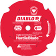 HardieBlade™ Circular Saw Blade, 7-1/4", 4 Teeth, Cement Use