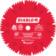 Combination Circular Saw Blade, 12", 60 Teeth, Laminate/Wood Use