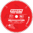 Steel Demon™ Cutting Saw Blade, 7-1/4", 70 Teeth, Metal Use