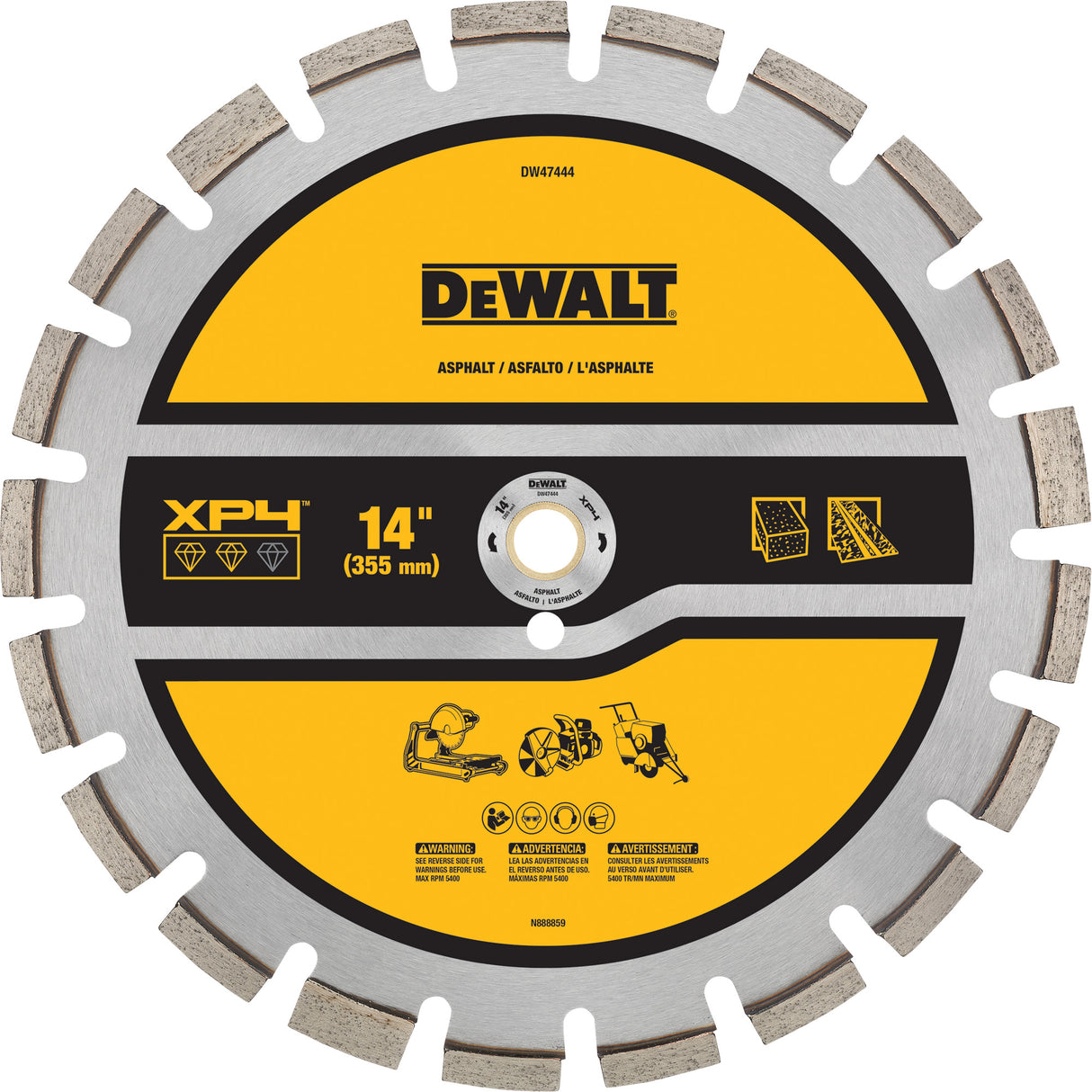 XP4 Asphalt Segmented Diamond Blade