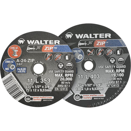 Zip™ Cut-Off Wheel, 2" x 1/32", 3/8" Arbor, Type 1, 30600 RPM