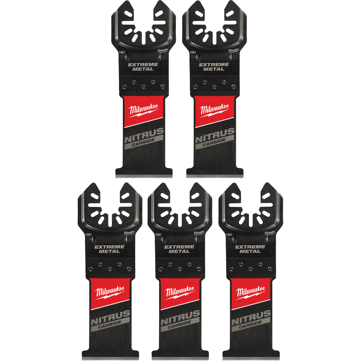 Nitrus Carbide™ Extreme Metal Universal Fit Open-Lok™ Oscillating Multi-Tool Blades