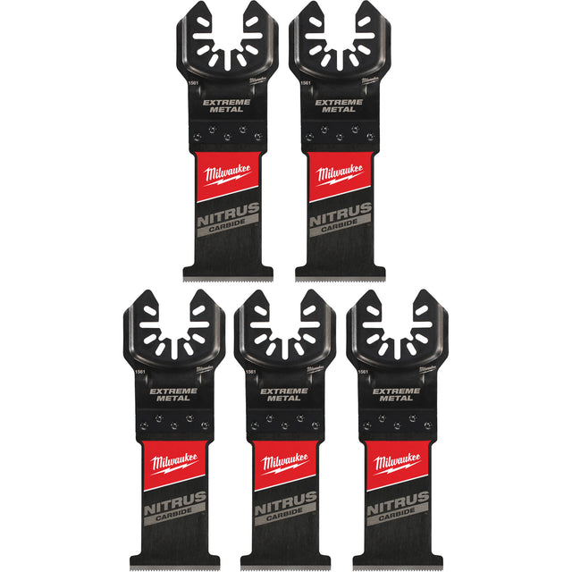 Nitrus Carbide™ Extreme Metal Universal Fit Open-Lok™ Oscillating Multi-Tool Blades