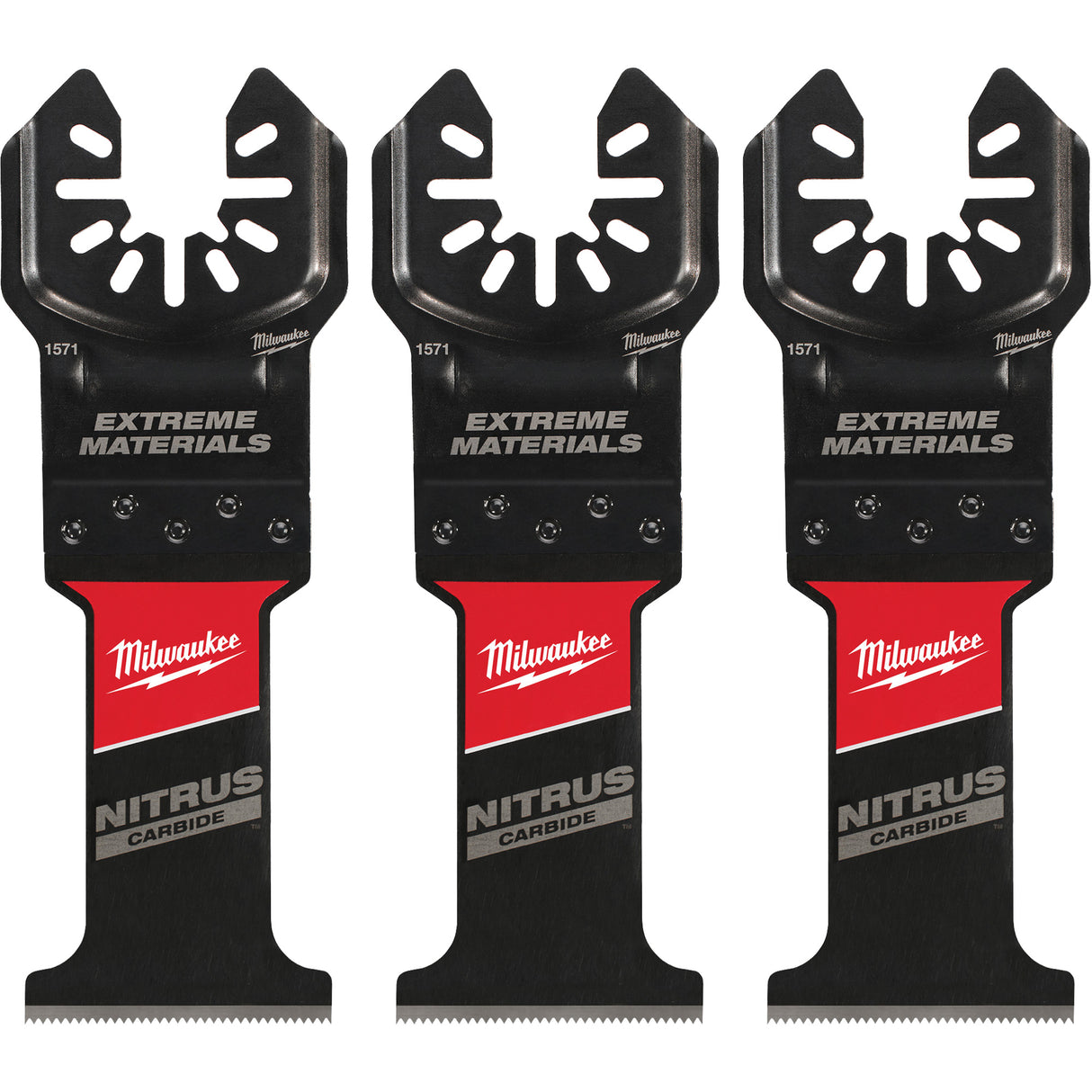 Nitrus Carbide™ Extreme Materials Universal Fit Open-Lok™ Oscillating Multi-Tool Blades