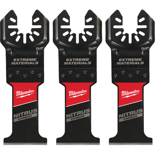 Nitrus Carbide™ Extreme Materials Universal Fit Open-Lok™ Oscillating Multi-Tool Blades