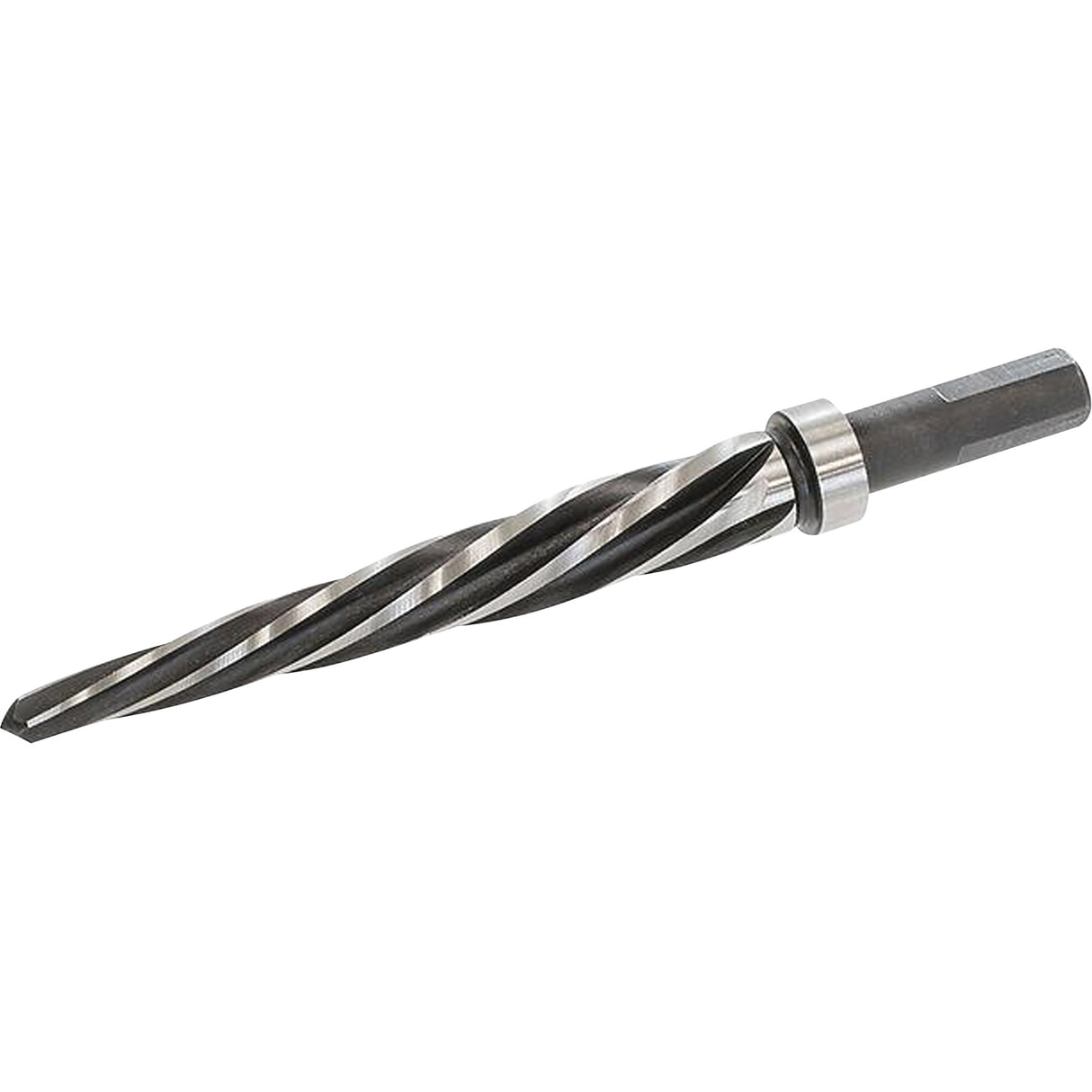 Reamer, 1" Reamer, Spiral Flute, High Speed Steel, 3-Flat Shank