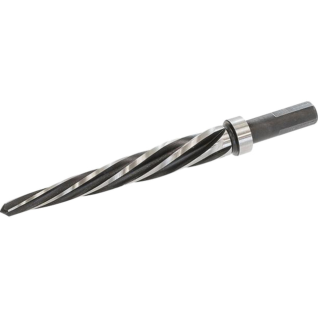 Reamer, 1" Reamer, Spiral Flute, High Speed Steel, 3-Flat Shank