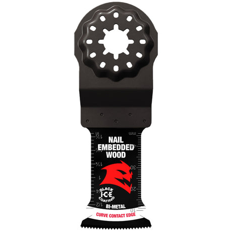 Demo Demon™ 1-1/4" Starlock Bi-Metal Oscillating Blade for Nail-Embedded Wood