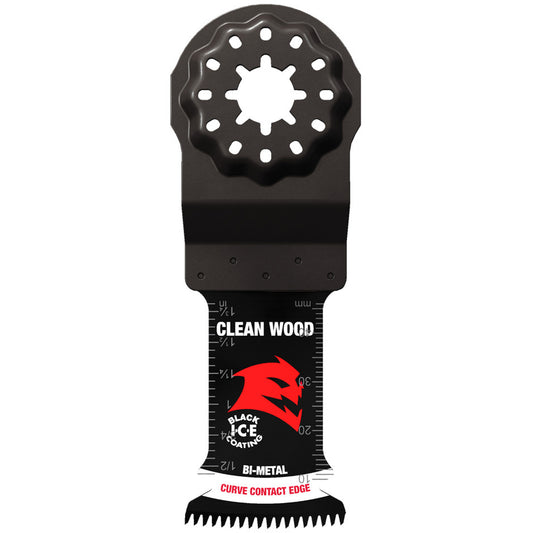 Demo Demon™ 1-1/4" Starlock Bi-Metal Oscillating Blade for Clean Wood