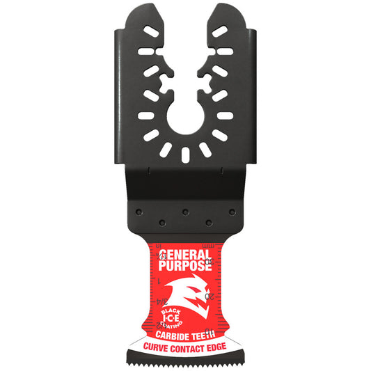AMPED™ Demo Demon™ 1-1/4" Universal Fit Carbide Teeth Oscillating Blade for General Purpose Cuts