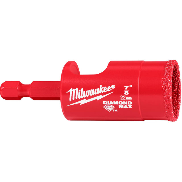 Diamond Max™ Hole Saw Bit, 7/8", 1-1/2" Depth of Cut, Diamond