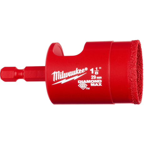 Diamond Max™ Hole Saw Bit, 1-1/8", 1-1/2" Depth of Cut, Diamond