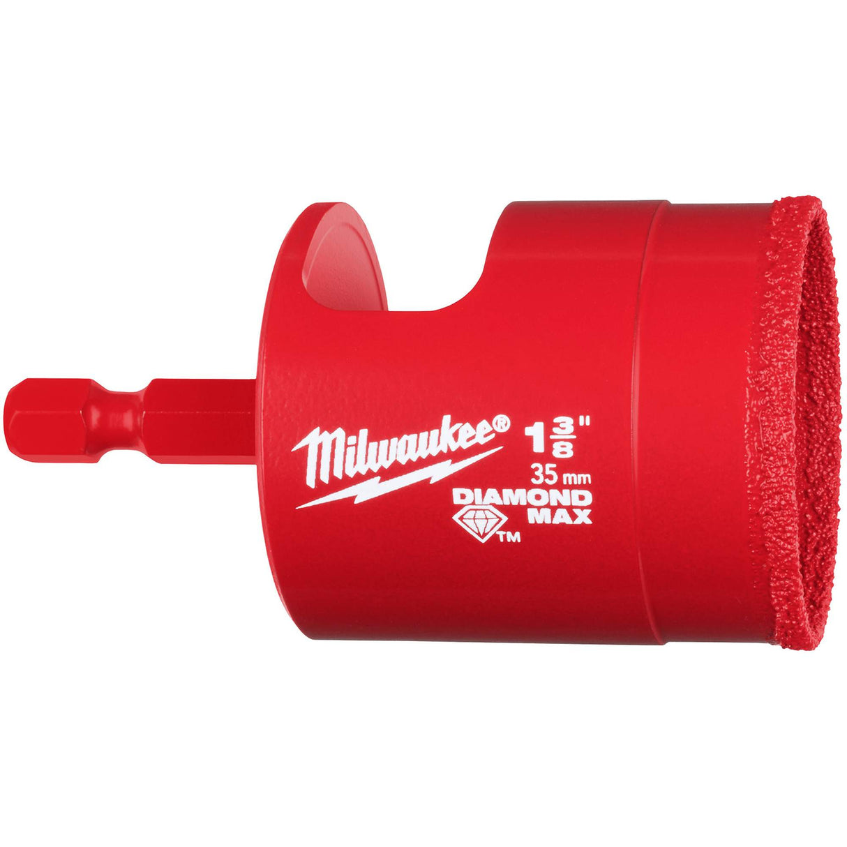 Diamond Max™ Hole Saw Bit, 1-3/8", 1-1/2" Depth of Cut, Diamond