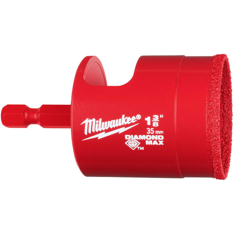 Diamond Max™ Hole Saw Bit, 1-3/8", 1-1/2" Depth of Cut, Diamond