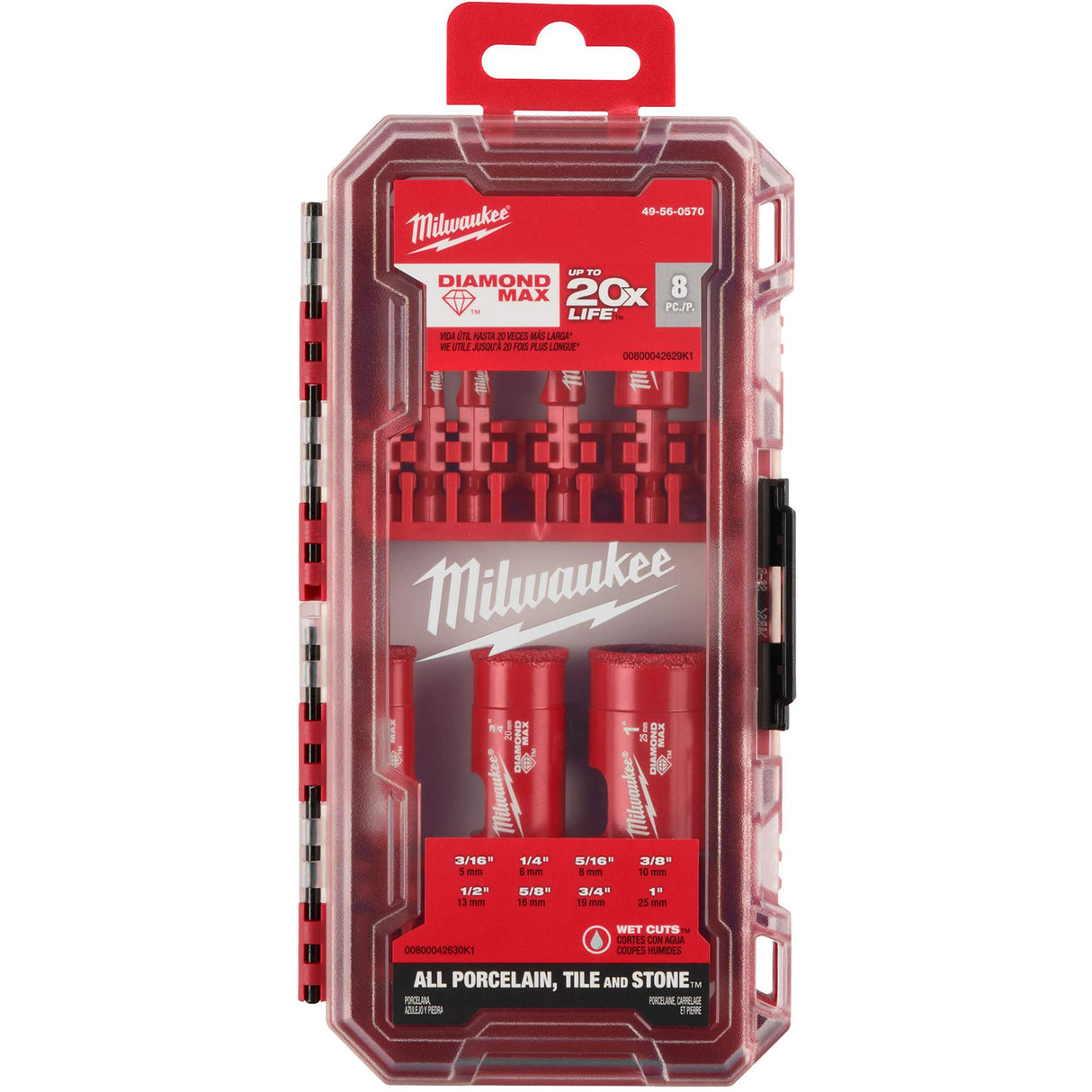 Diamond Max™ Hole Saw Bit Set, 8 Pieces