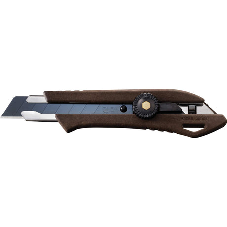 Ratchet Lock Knife, 18 mm, Wood Handle