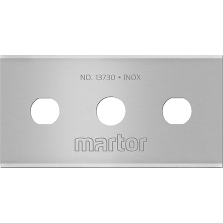 Stainless Steel Industrial Blade with Square Ends, Single Style
