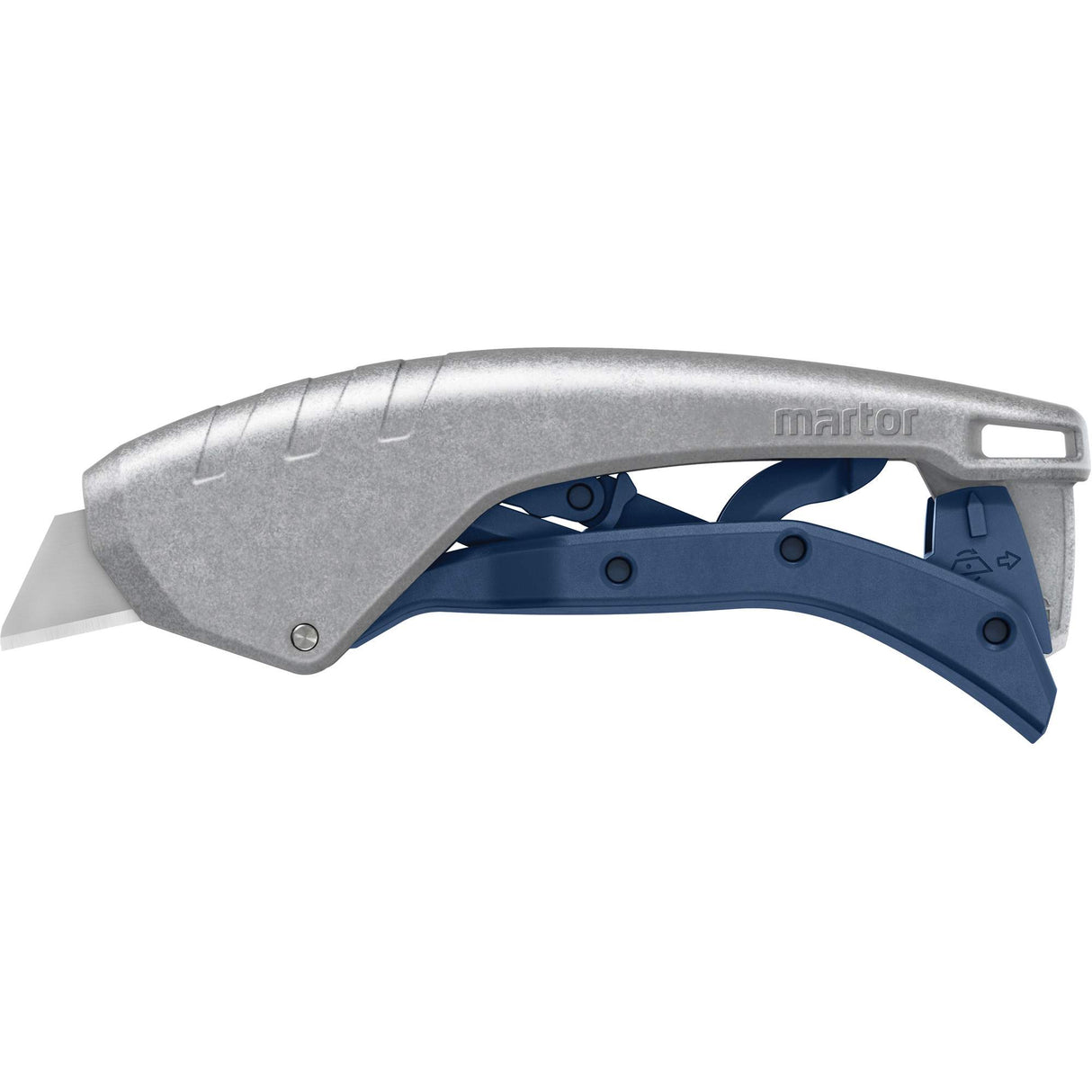 Secunorm 610 XDR Retractable Safety Knife, 18 mm, Stainless Steel, Heavy-Duty