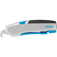 Secupro 625 Retractable Safety Knife with Hook Blade, 16 mm, Heavy-Duty, Aluminum Handle