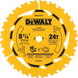 Ripping Circular Saw Blade, 8-1/4", 40 Teeth, Wood Use