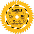 Framing Circular Saw Blade, 6-1/2", 40 Teeth, Wood Use