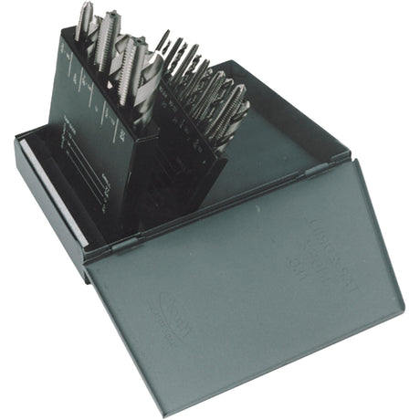 HT18 Jobber Length Drill Bit & Plug Hand Tap Set, 18 Pieces