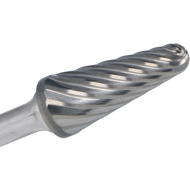 1852 Double Cut Included-Angle Burr, SL-3L6, 3/8" Dia., 1/4" Shank, 1-1/16" Depth of Cut