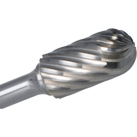 1847 Cylindrical Ball Nose Burr, SC-3, 3/8" Dia., 3/4" Depth of Cut