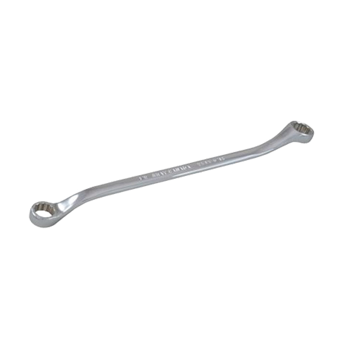 Box Wrench, 12 Point, 3/4" x 25/32", 15° Offset, Chrome Finish