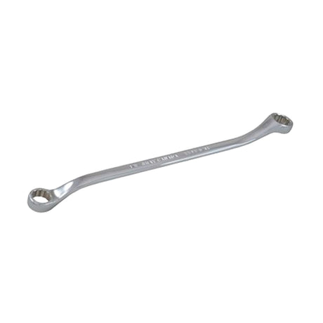 Box Wrench, 12 Point, 3/4" x 25/32", 15° Offset, Chrome Finish