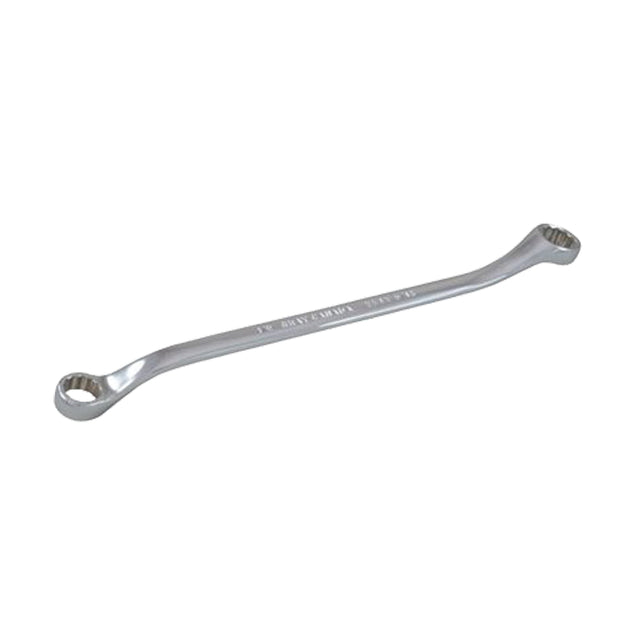 Box Wrench, 12 Point, 3/4" x 25/32", 15° Offset, Chrome Finish