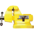 High Vis Safety Vise, 5" Jaw Width, 3-3/4" Throat Depth