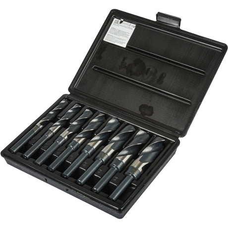 Reduced Shank Drill Bit Set, 8 Pieces, High Speed Steel