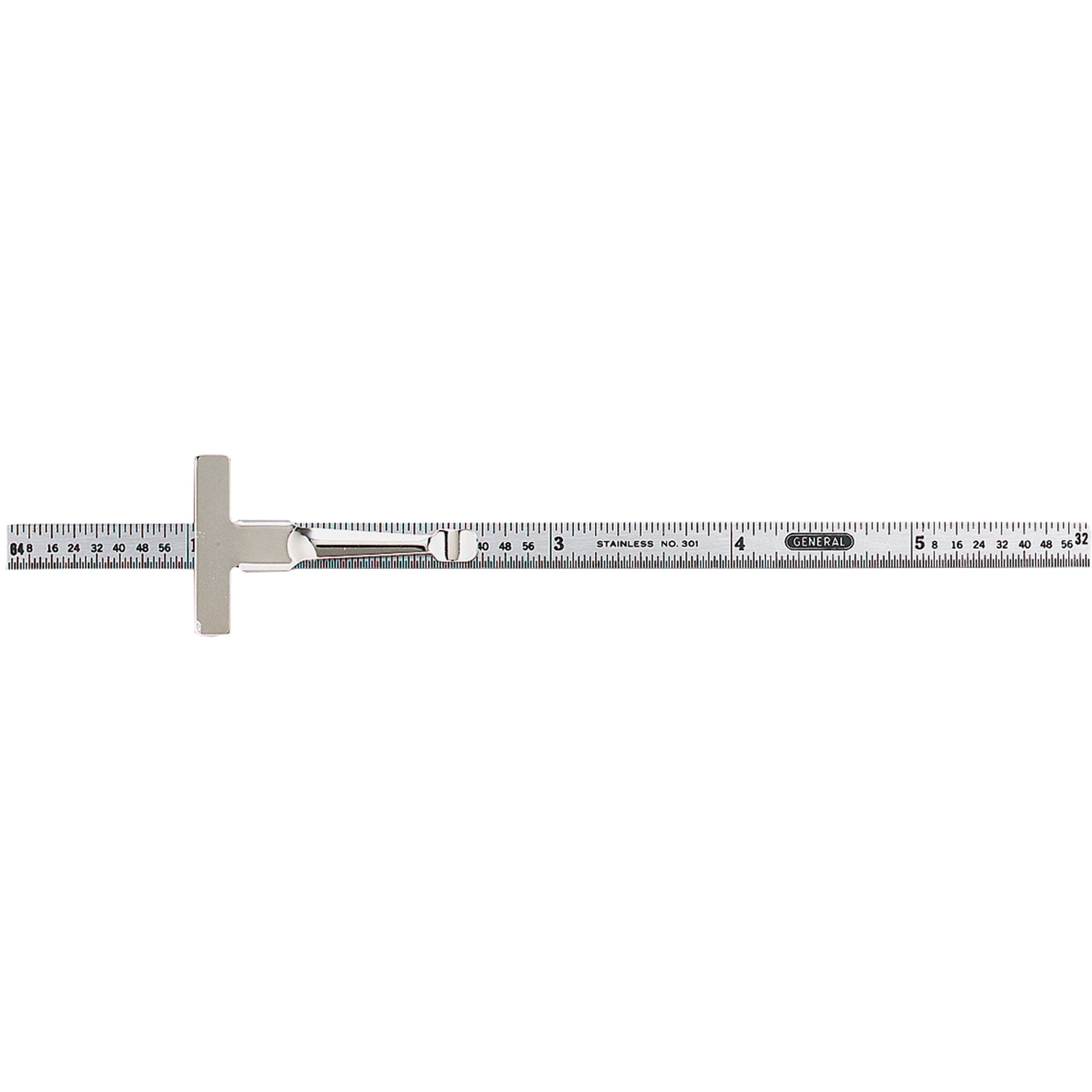 Economy Precision Flexible Ruler, 6" L, Steel