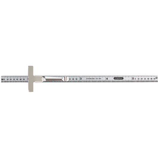 Economy Precision Flexible Ruler, 6" L, Steel