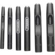 Hollow Steel Punch Set, 6 Pieces