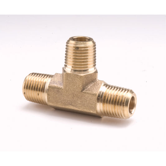 Male Pipe Tees, Brass, 1/2"